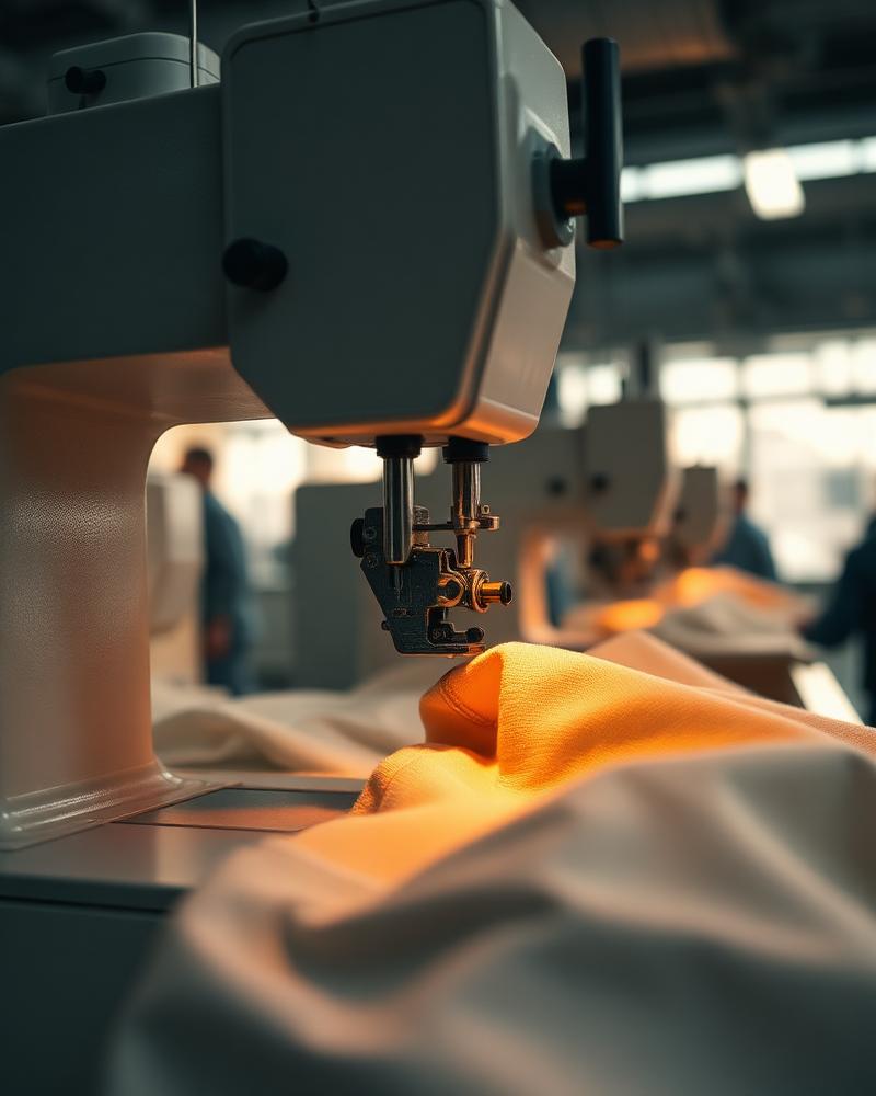 Tat Apparel Co. cutting floor with natural light